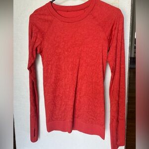 Lululemon Long Sleeve Top Small Red